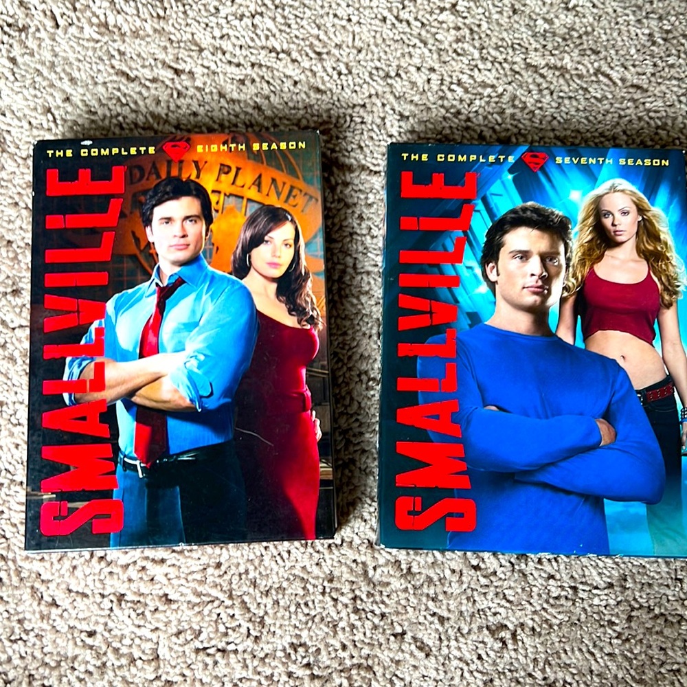 Smallville DVD compete seasons 7 & 8 good condition